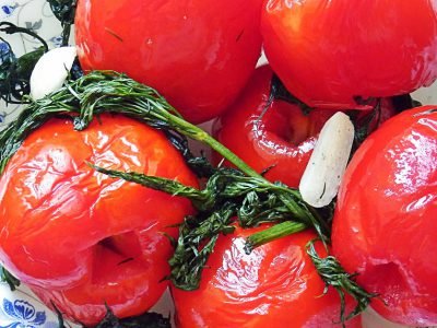 Малосольные помидоры в пакете