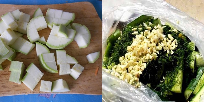 кабачки кубиками картинка