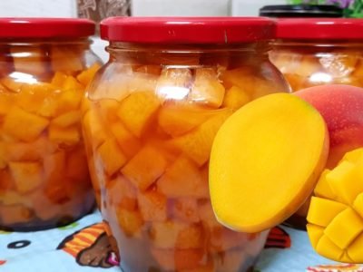 «Манго» из тыквы: десерт в банке