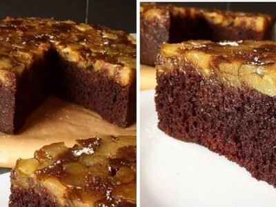 Сочный шоколадный манник на сметане