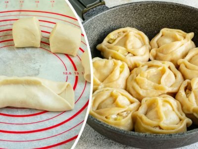 Манты с мясом и картошкой