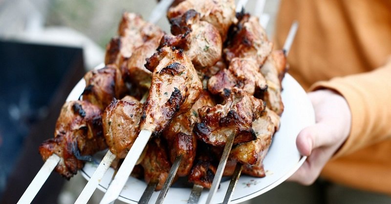 шашлык на мангале