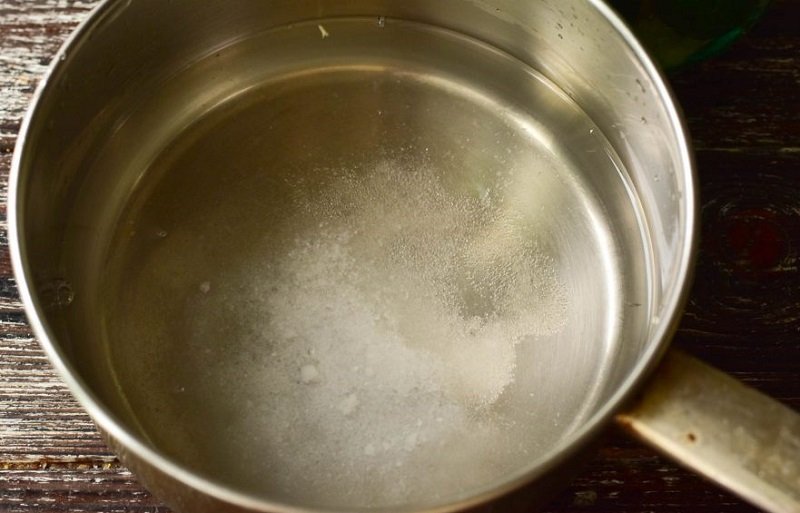 соль в воду