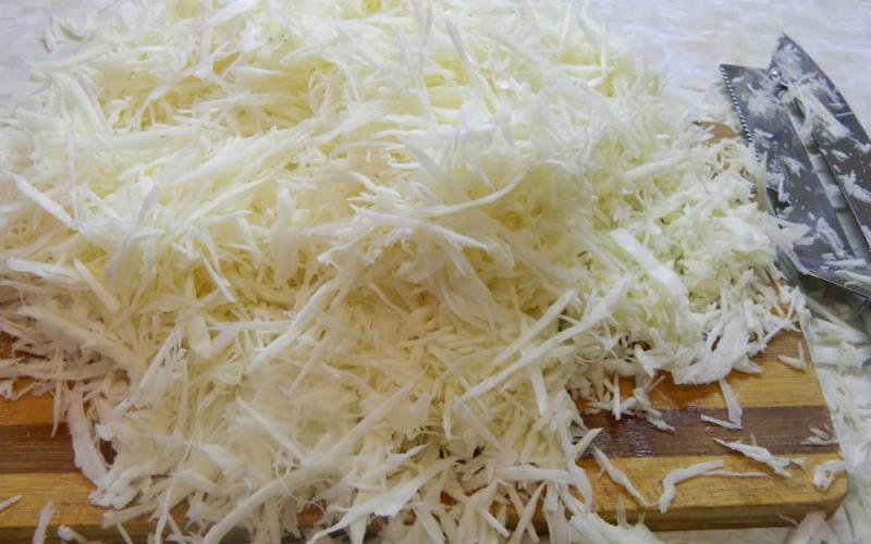 как нашинковать капусту