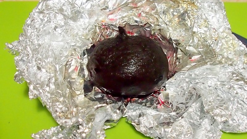 свекла в фольге