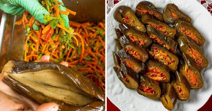 Баклажаны соленые с морковью и чесноком — рецепт с фото пошагово + отзывы