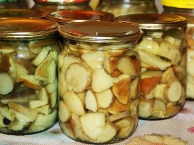 Маринованные белые грибы на зиму