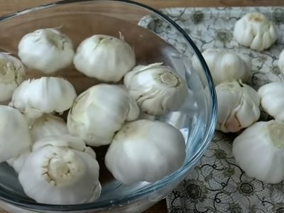 Маринованные головки чеснока