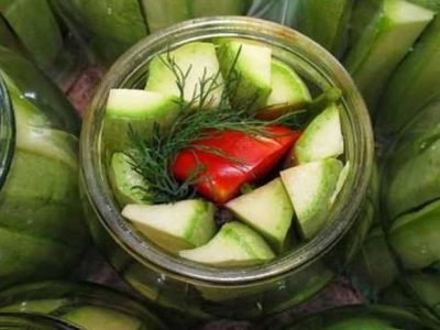 Маринованные кабачки на зиму