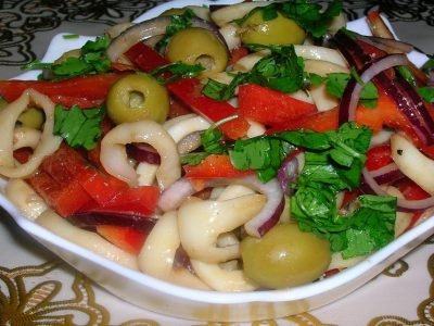 Маринованные кальмары