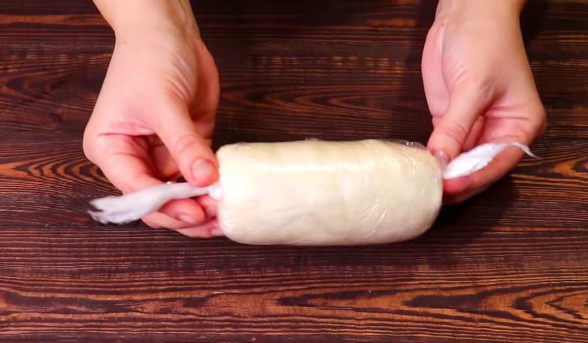 масло в пищевой пленке