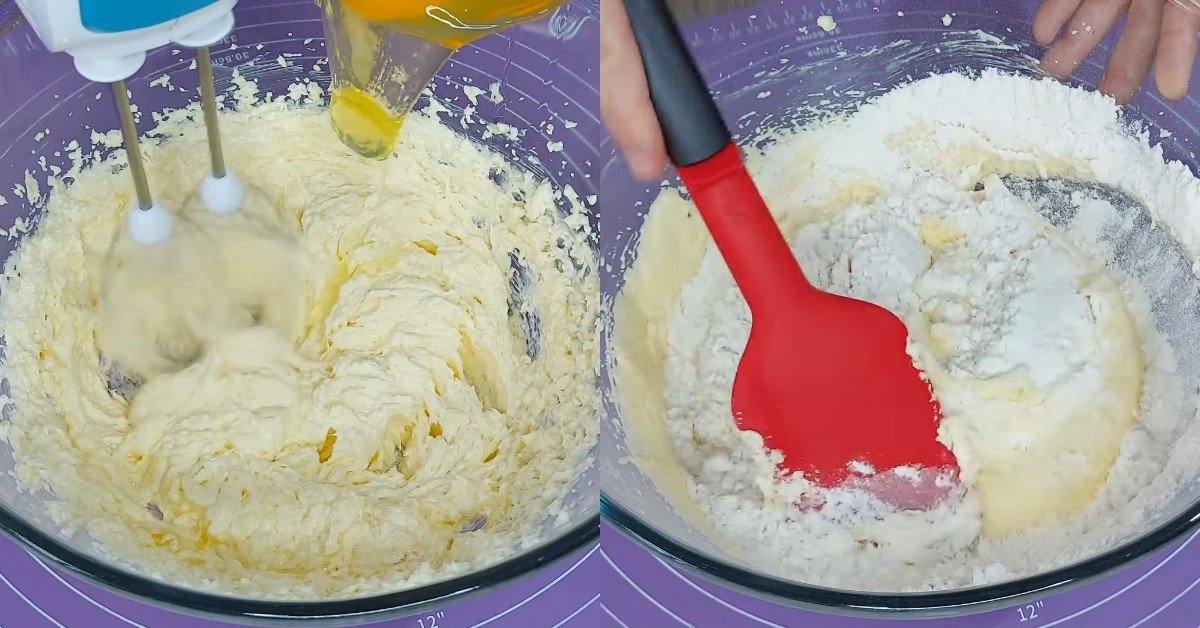 разноцветный кекс