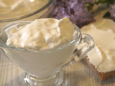 Домашний майонез на молоке без яиц