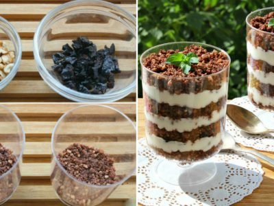 Медовик без выпечки в стакане