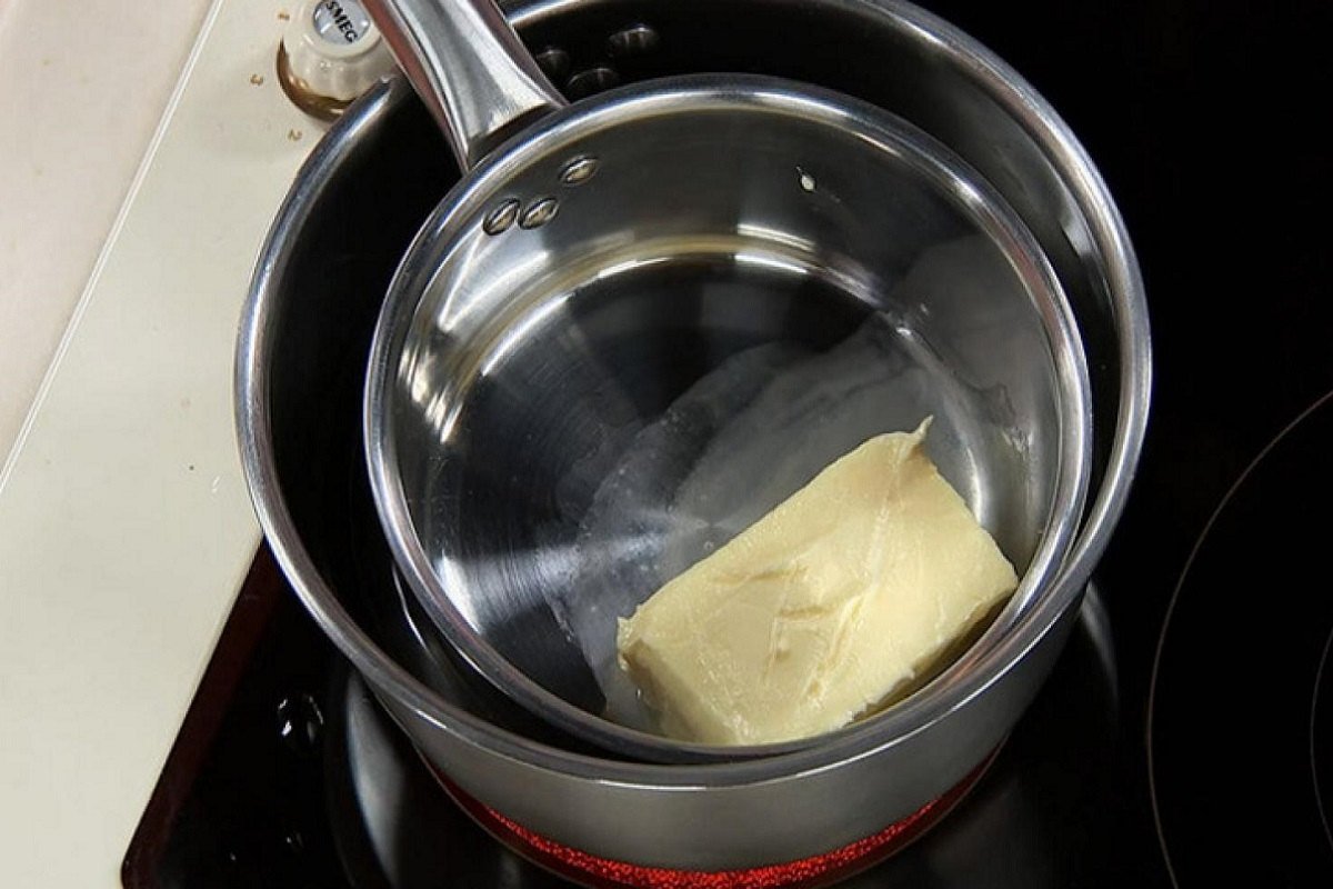 сливочное масло на водяной бане