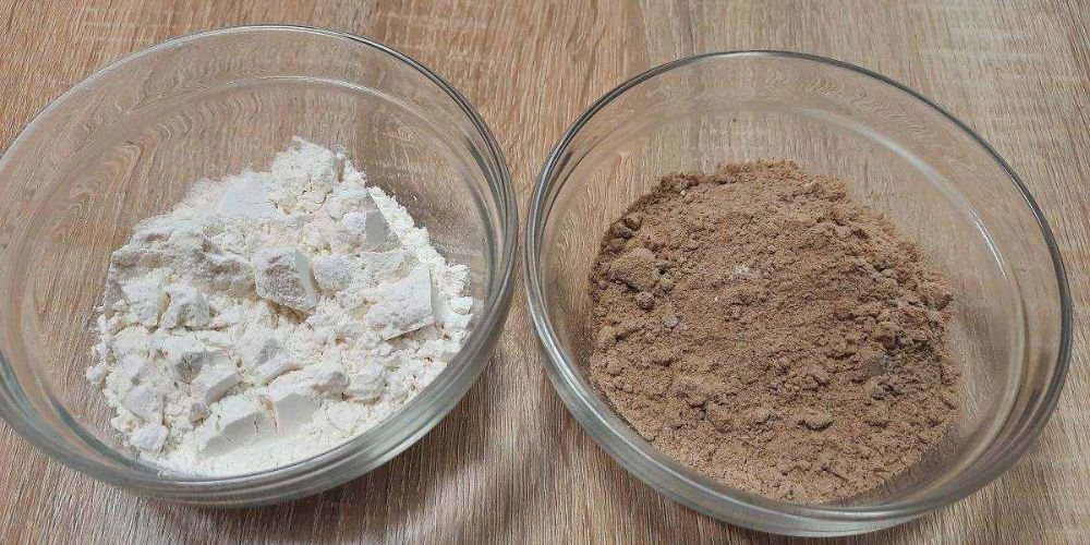 два вида муки для кекса