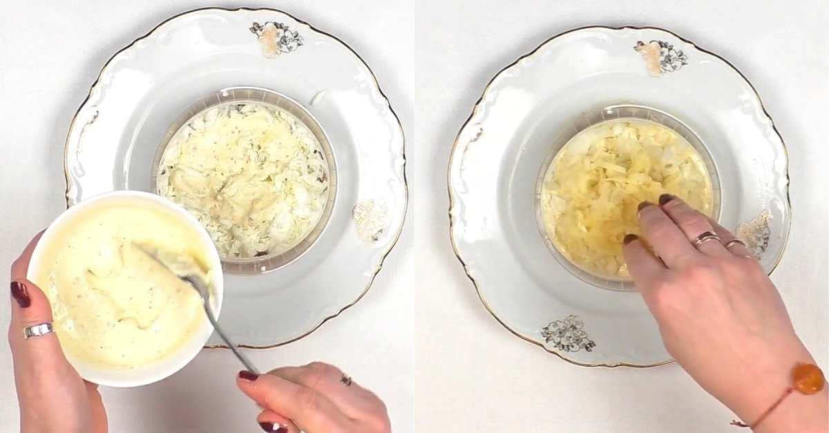 мимоза с тунцом