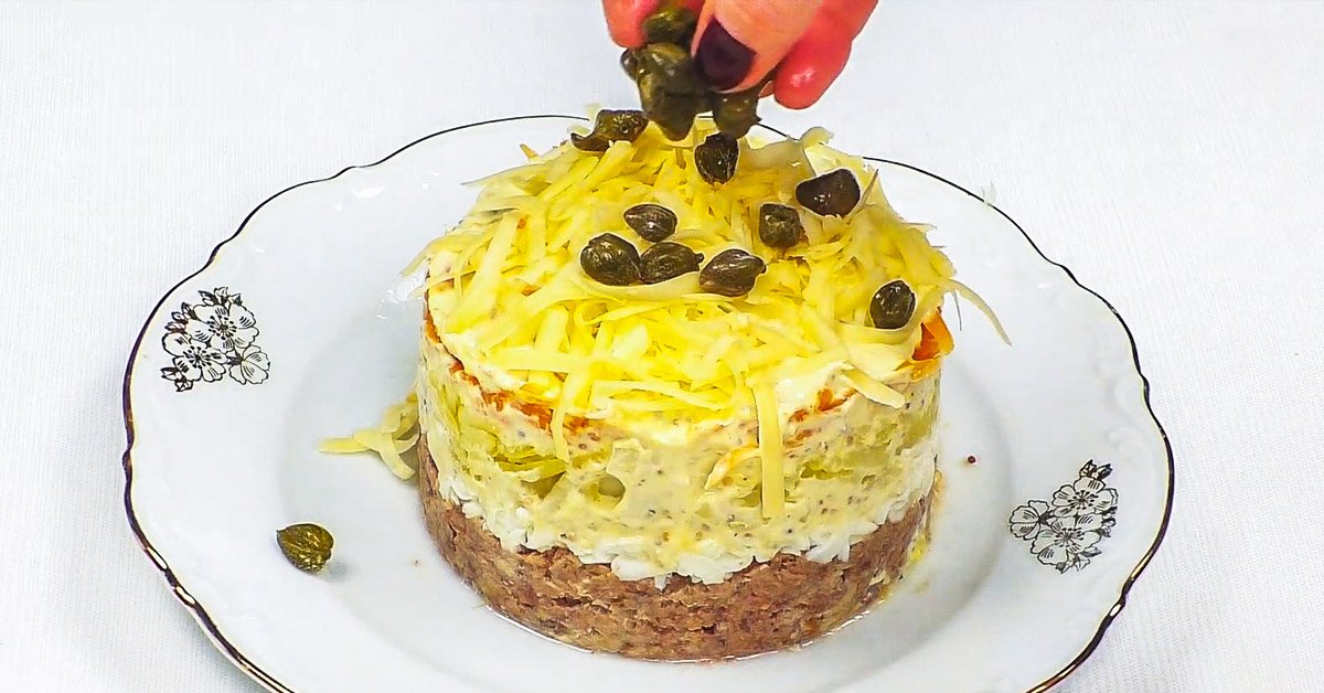 салат с тунцом