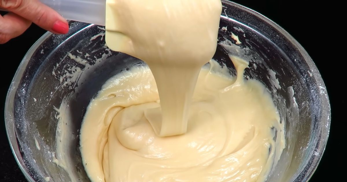 пирог с заварным кремом