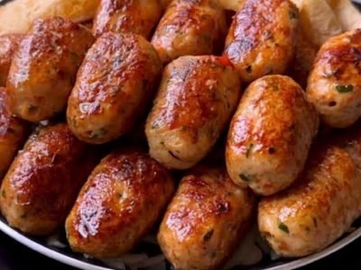 Мини-котлетки из куриного фарша