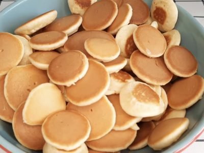 Мини-панкейки на молоке