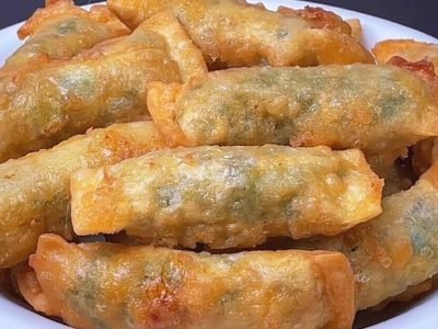 Мини-пирожки с мясом на сковороде