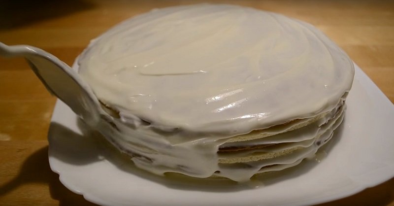 торт с глазурью