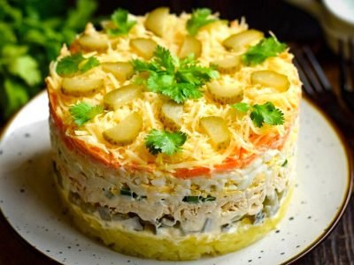 Многослойный салат «Монах»