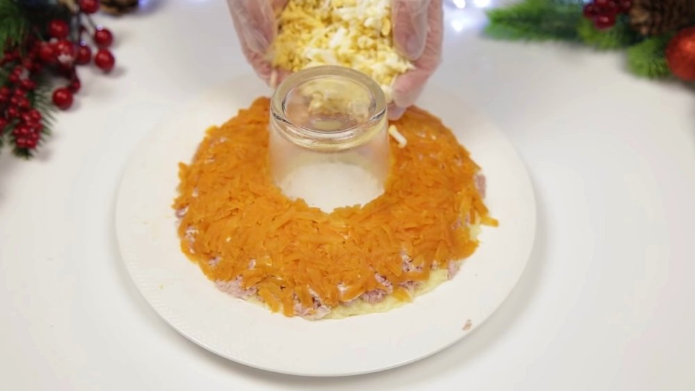 многослойный салат с киви