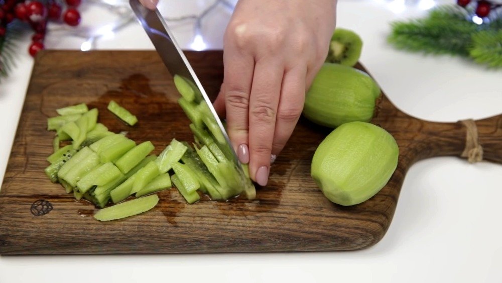 многослойный салат с киви