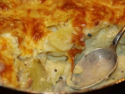 Молочная картошка