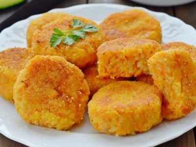 Морковно-рисовые котлеты
