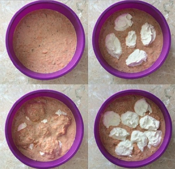 морковно-творожный пирог