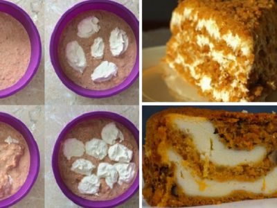 Морковно-творожный пирог