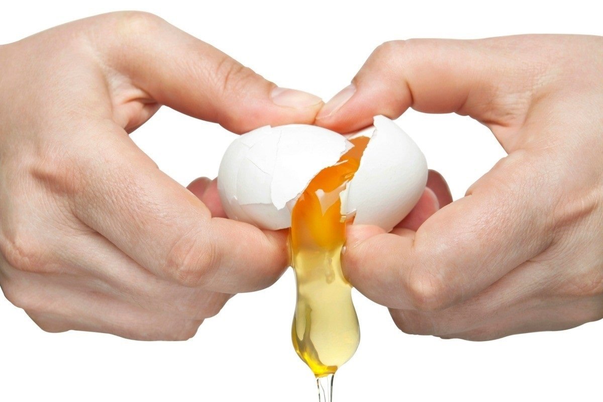 добавление яйца