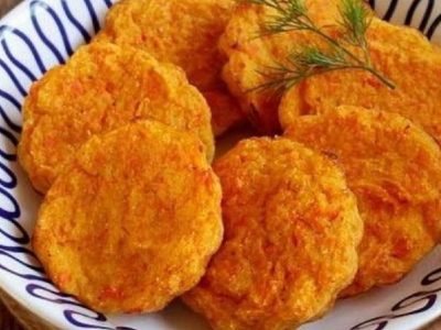 Морковные котлеты с сыром на сковороде