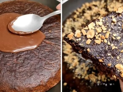 Шоколадно-морковный пирог на сковороде