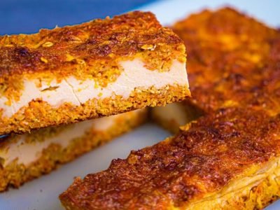 Морковный пирог с творогом в духовке