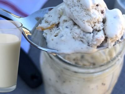 Мороженое из сливок в банке