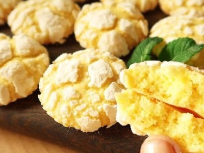 Мраморное лимонное печенье за 30 минут