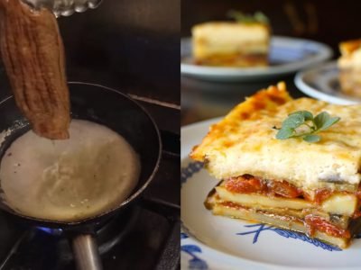 Мусака по-гречески с баклажанами