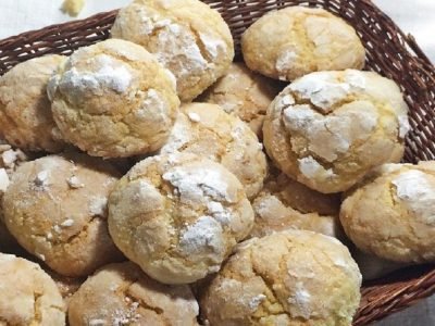 Мягкое печенье с мандаринами