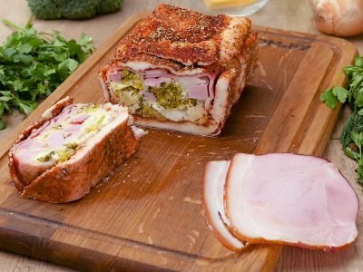 Мясная запеканка с брокколи