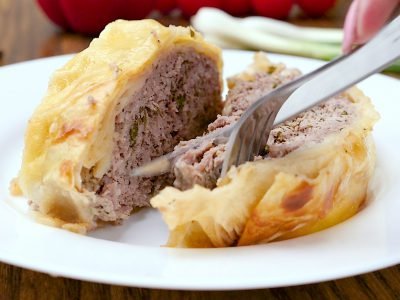 Мясной пирог «Золотые берега»