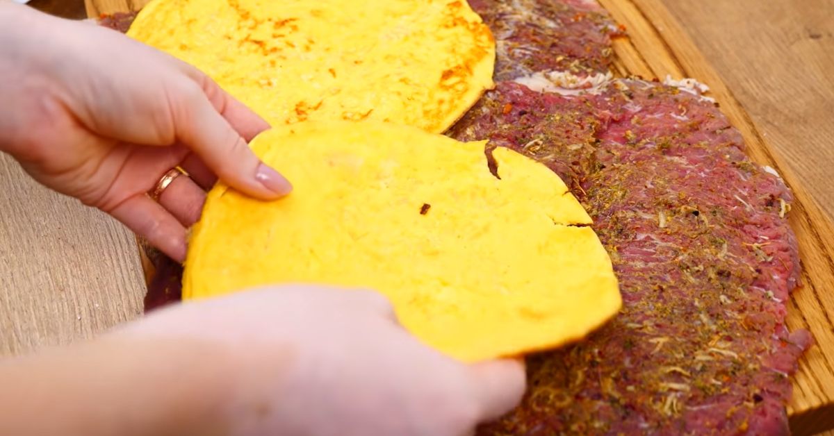 домашний рулет из мяса