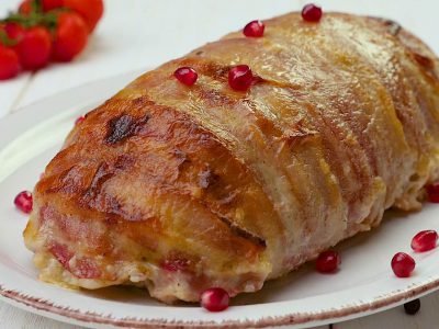 Мясной рулет в духовке