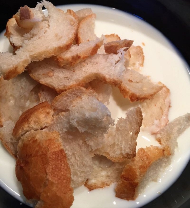 ломтики булочки