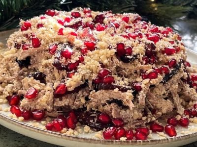 Мясной салат с орехами: армянский рецепт