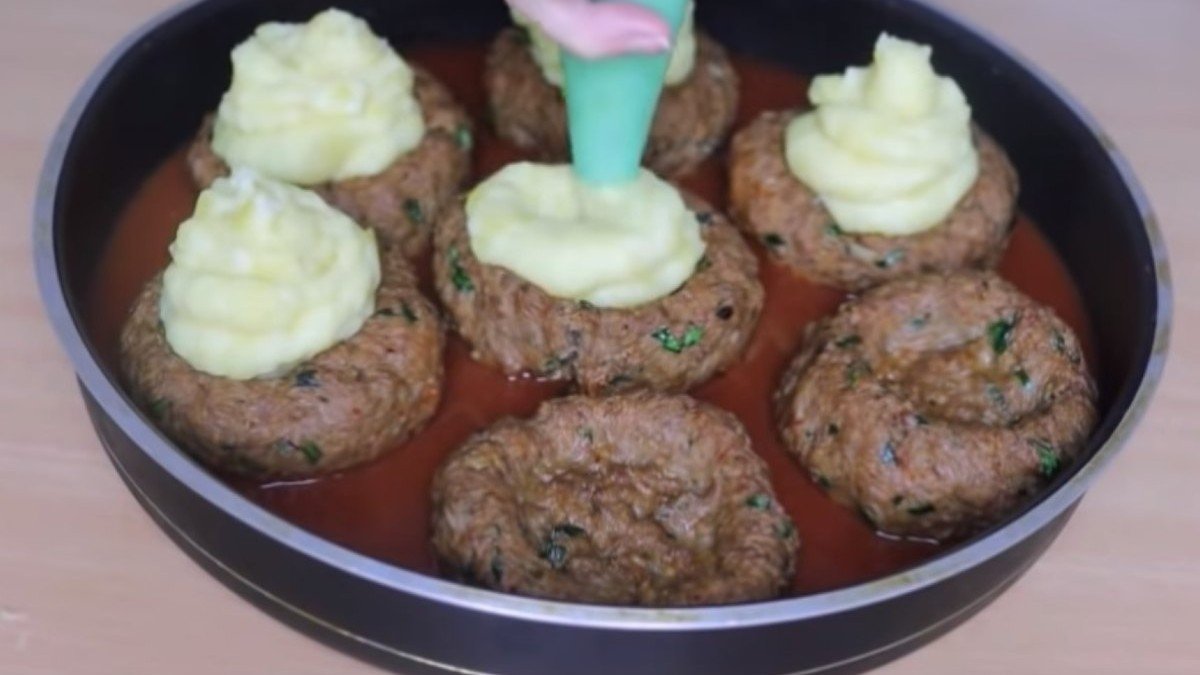 фарш с картофелем