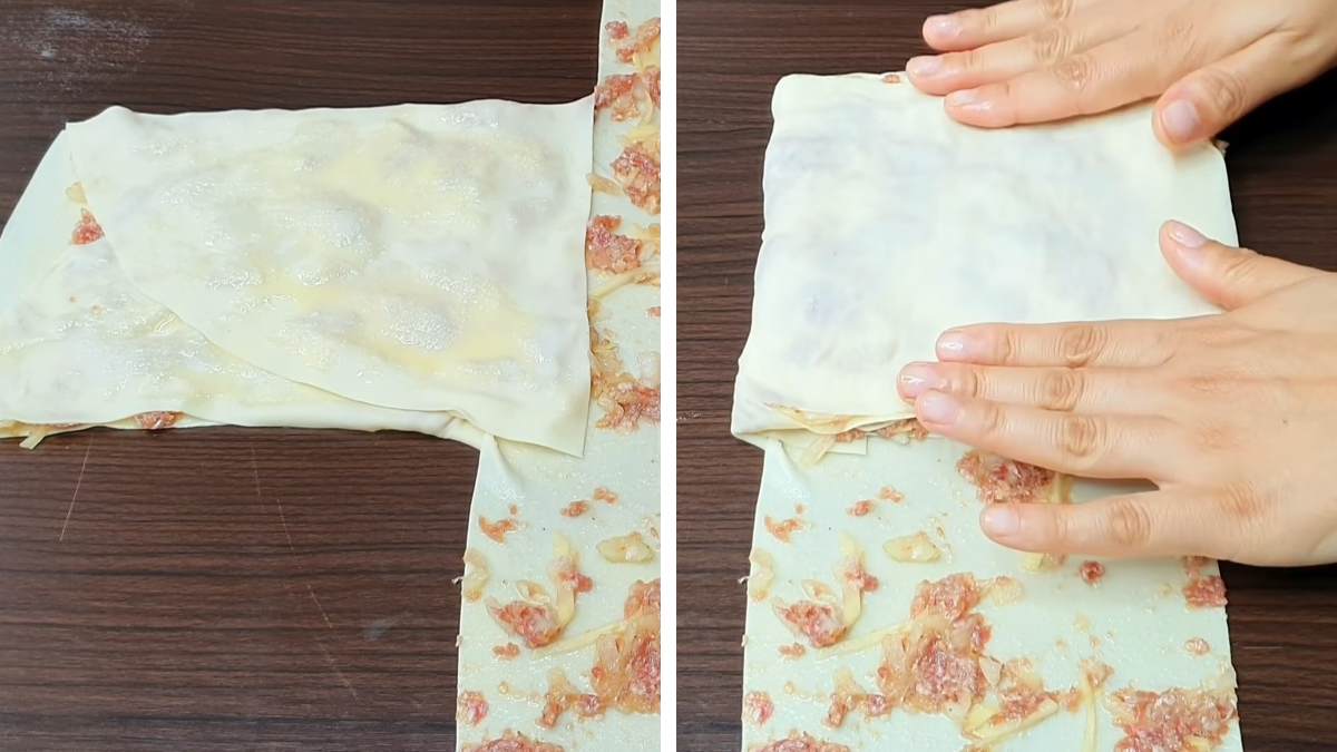 лепешка с мясом